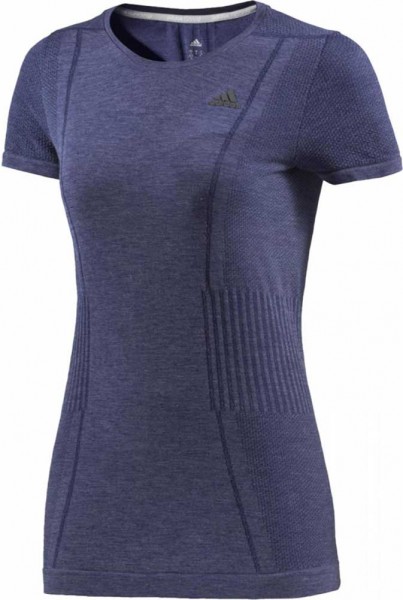 adidas Damen adistar Wool Primeknit Short Sleeve - Laufshirt - Sportshirt S90961
