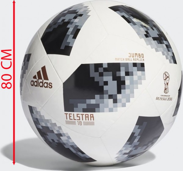 Adidas Jumbo 80 cm Fußball ‎CG1567 Telstar 18 Matchball Replica